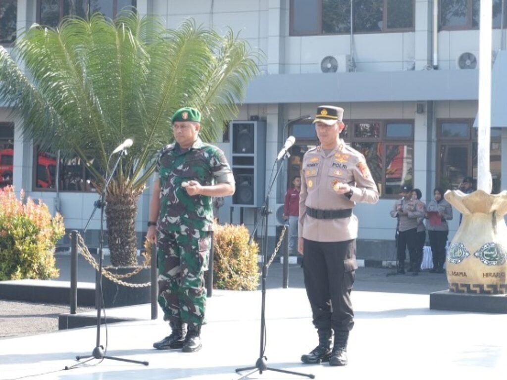 Polres Garut Gelar Apel Kesiapan Pengamanan Aksi Bela Pulau Rempang