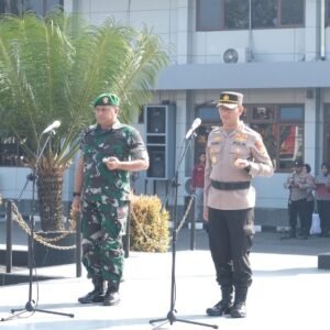 Polres Garut Gelar Apel Kesiapan Pengamanan Aksi Bela Pulau Rempang