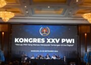 Bukti PWI Bermartabat, Kongres XXV Berlangsung Damai dan Lancar