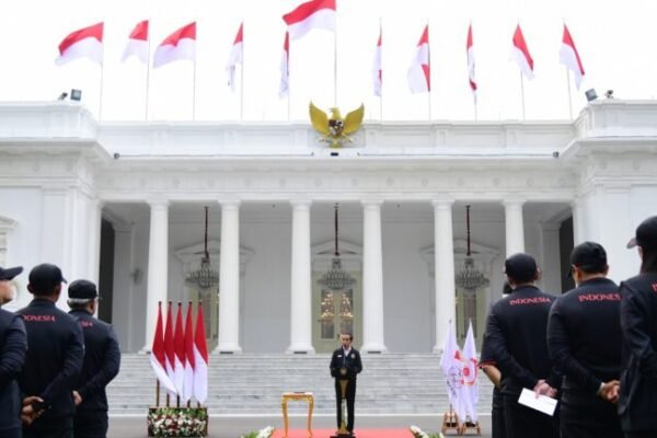 Pelepasan Kontingen Indonesia ke Asian Games Hangzhou, Presiden Targetkan 10 Besar