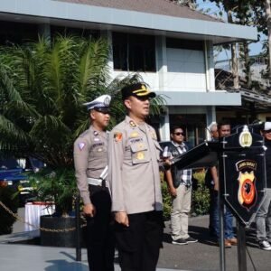 Polres Garut Gelar Apel Deklarasi Pemuda Bersatu Menuju Pemilu Damai 2024