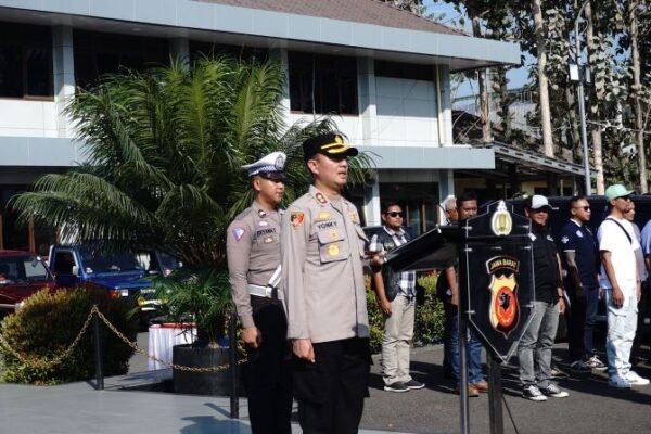 Polres Garut Gelar Apel Deklarasi Pemuda Bersatu Menuju Pemilu Damai 2024
