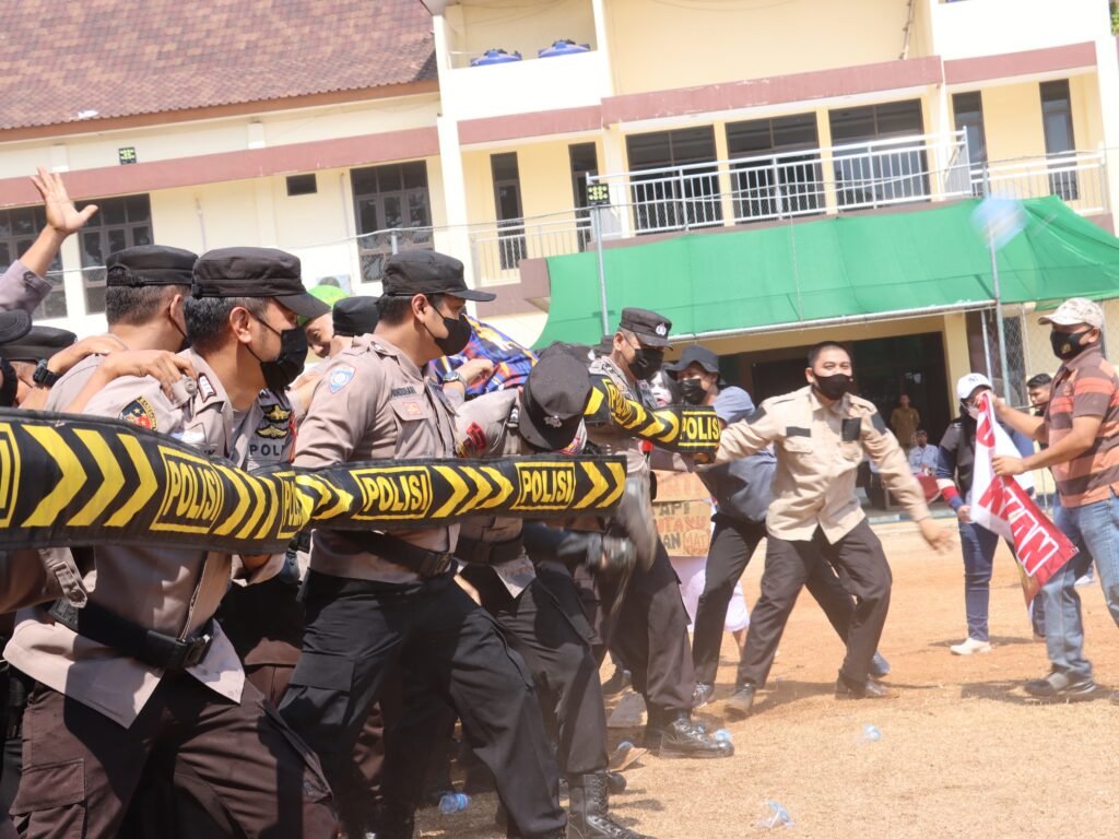 Amankan Pemilu 2024, Polres Purwakarta Gelar Simulasi Sistem Pengamanan Kota