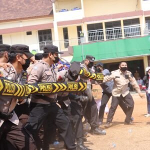 Amankan Pemilu 2024, Polres Purwakarta Gelar Simulasi Sistem Pengamanan Kota