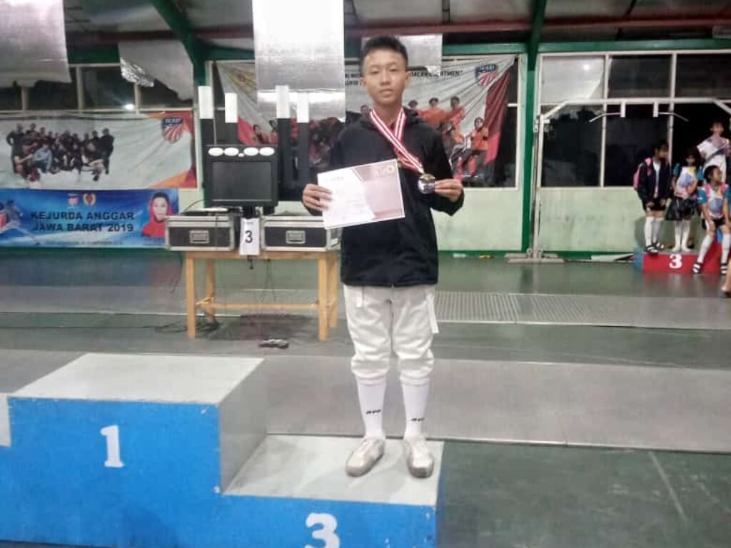 Zidan, Putra dari Anggota Polres Purwakarta Raih Juara Kejurda Olahraga Anggar