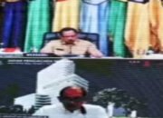 Secara Virtual, Rapat Koordinasi Inflasi Daerah Pj Bupati Didampingi Sekda Purwakarta Bersama Mendagri
