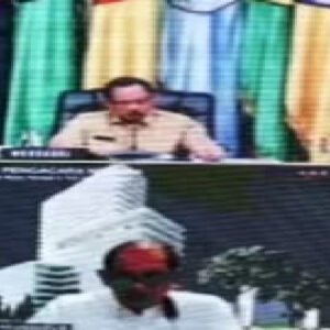 Secara Virtual, Rapat Koordinasi Inflasi Daerah Pj Bupati Didampingi Sekda Purwakarta Bersama Mendagri