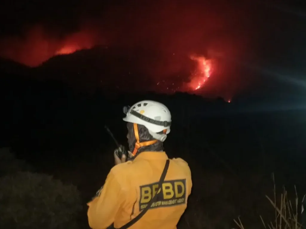 Karhutla di Gunung Papandayan, BPBD Garut: Jauh Dari Pemukiman Warga