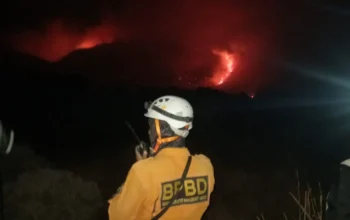 Karhutla di Gunung Papandayan, BPBD Garut: Jauh Dari Pemukiman Warga
