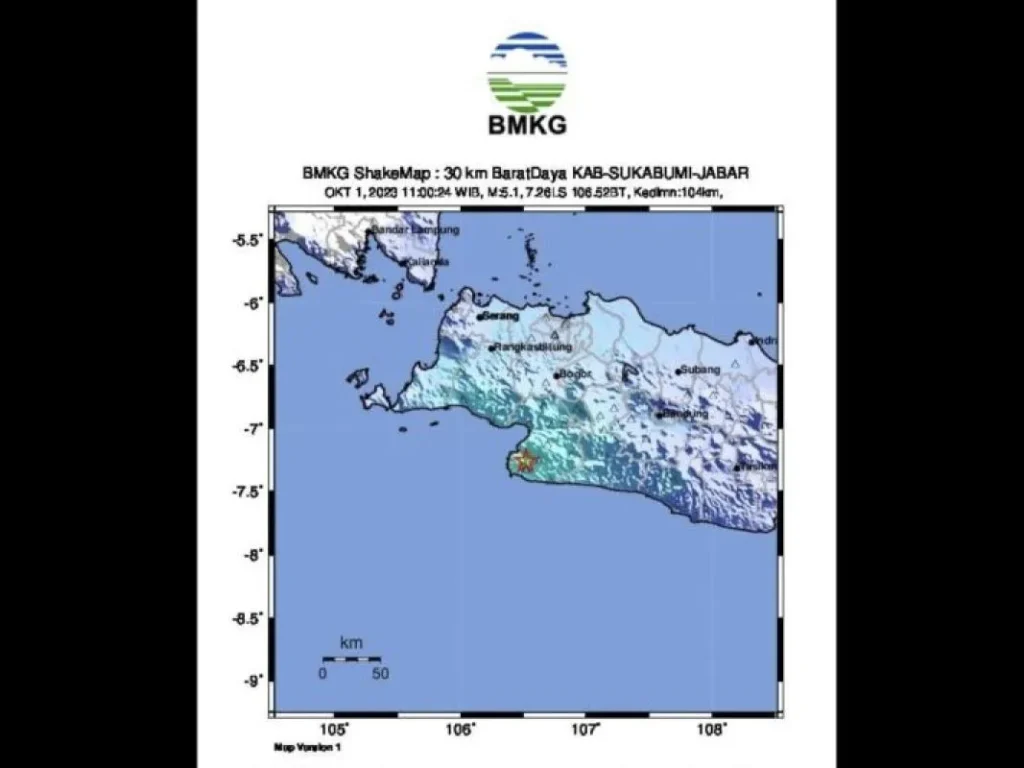 Gempa M5.4 Guncang Jabar dan Banten, BMKG: Dipicu Deformasi lempeng Indo-Australia