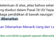 Salah Satu Yayasan Diduga Lakukan Pungli Sejumlah Program Kegiatan Sekolah, Sumber: Diduga Kongkalikong Dengan Oknum Kepsek