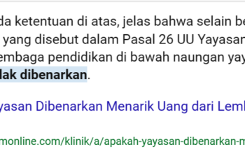 Salah Satu Yayasan Diduga Lakukan Pungli Sejumlah Program Kegiatan Sekolah, Sumber: Diduga Kongkalikong Dengan Oknum Kepsek