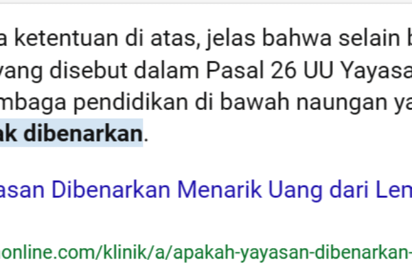 Salah Satu Yayasan Diduga Lakukan Pungli Sejumlah Program Kegiatan Sekolah, Sumber: Diduga Kongkalikong Dengan Oknum Kepsek