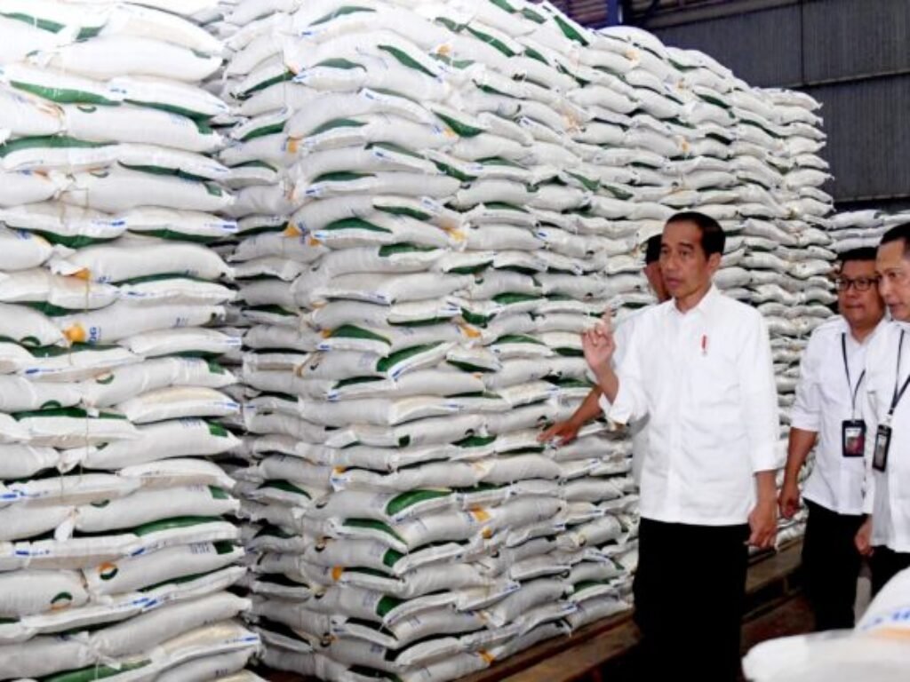 Tinjau Gudang Bulog, Presiden Jokowi: Cadangan Beras Harus Ada Meski Produksi Surplus