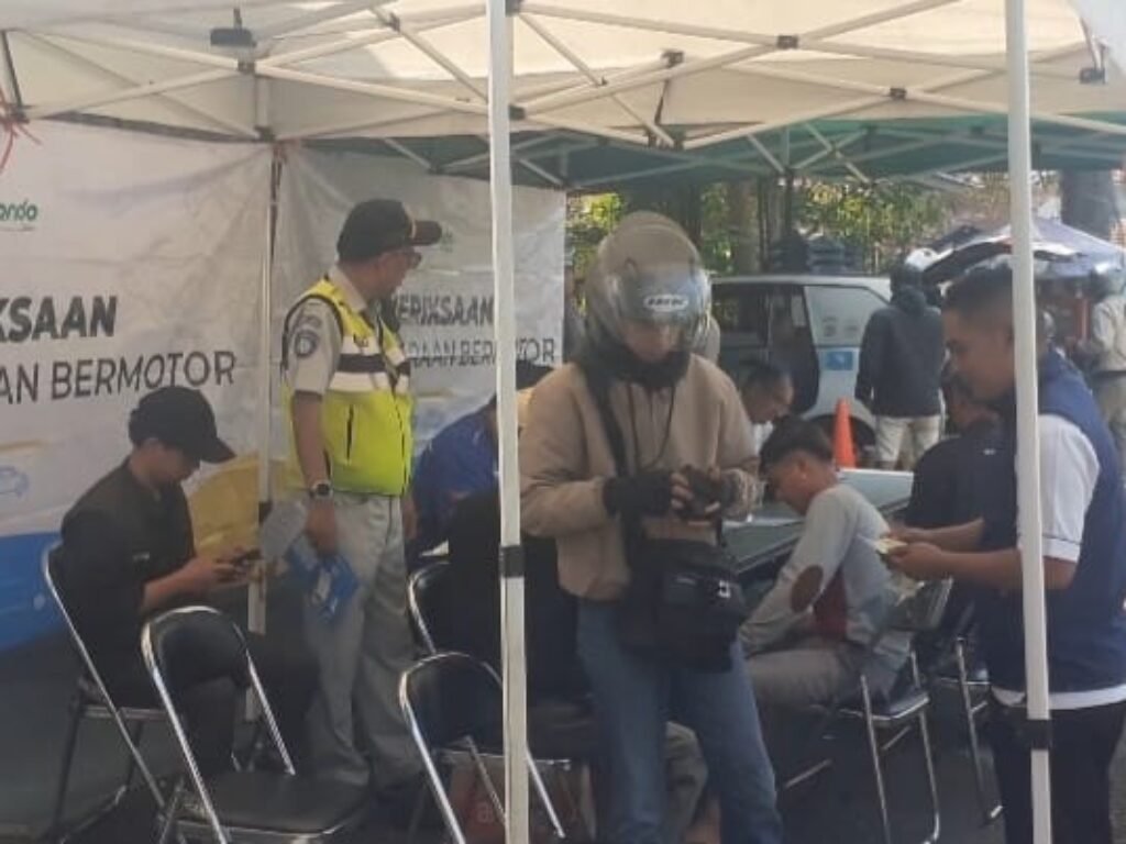 Bapenda Garut Gelar Razia Gabungan Tertibkan Administrasi Kendaraan Bermotor Tahun 2023