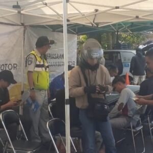 Bapenda Garut Gelar Razia Gabungan Tertibkan Administrasi Kendaraan Bermotor Tahun 2023