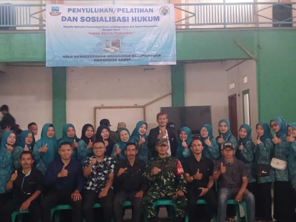 Antusiasme Warga Desa Pangereunan Ikuti Penyuluhan Sosialisasi Hukum