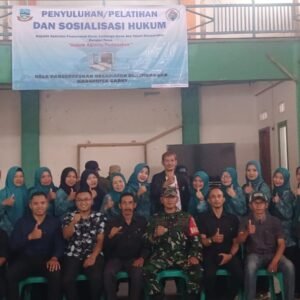 Antusiasme Warga Desa Pangereunan Ikuti Penyuluhan Sosialisasi Hukum