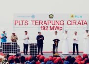 Pembangkit Listrik Tenaga Surya Terapung Cirata Diresmikan Presiden Jokowi