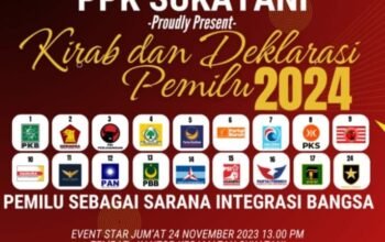 PPK Sukatani Gelar Kirab dan Deklarasi Pemilu "Pemilih Berdaulat Negara Kuat"