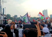 Hari Ini, Massa Aksi Bela Palestina Padati Kawasan Monas