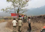 BKSDA Garut Sebar Spanduk Larang Penambangan Ilegal di Gunung Guntur