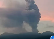 Waspada! Gunung Dukono Kembali Erupsi Lontarkan Abu Vulkanik Setinggi 2.300 Meter