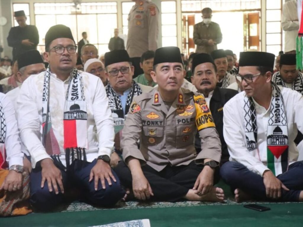 Kapolres Garut Hadiri Giat Doa Bersama dan Istighosah Untuk Palestina