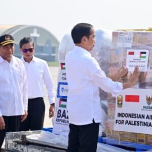 Presiden Jokowi Lepas Bantuan Kemanusiaan Palestina