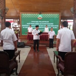 Pelantikan Eselon Kabupaten Blora