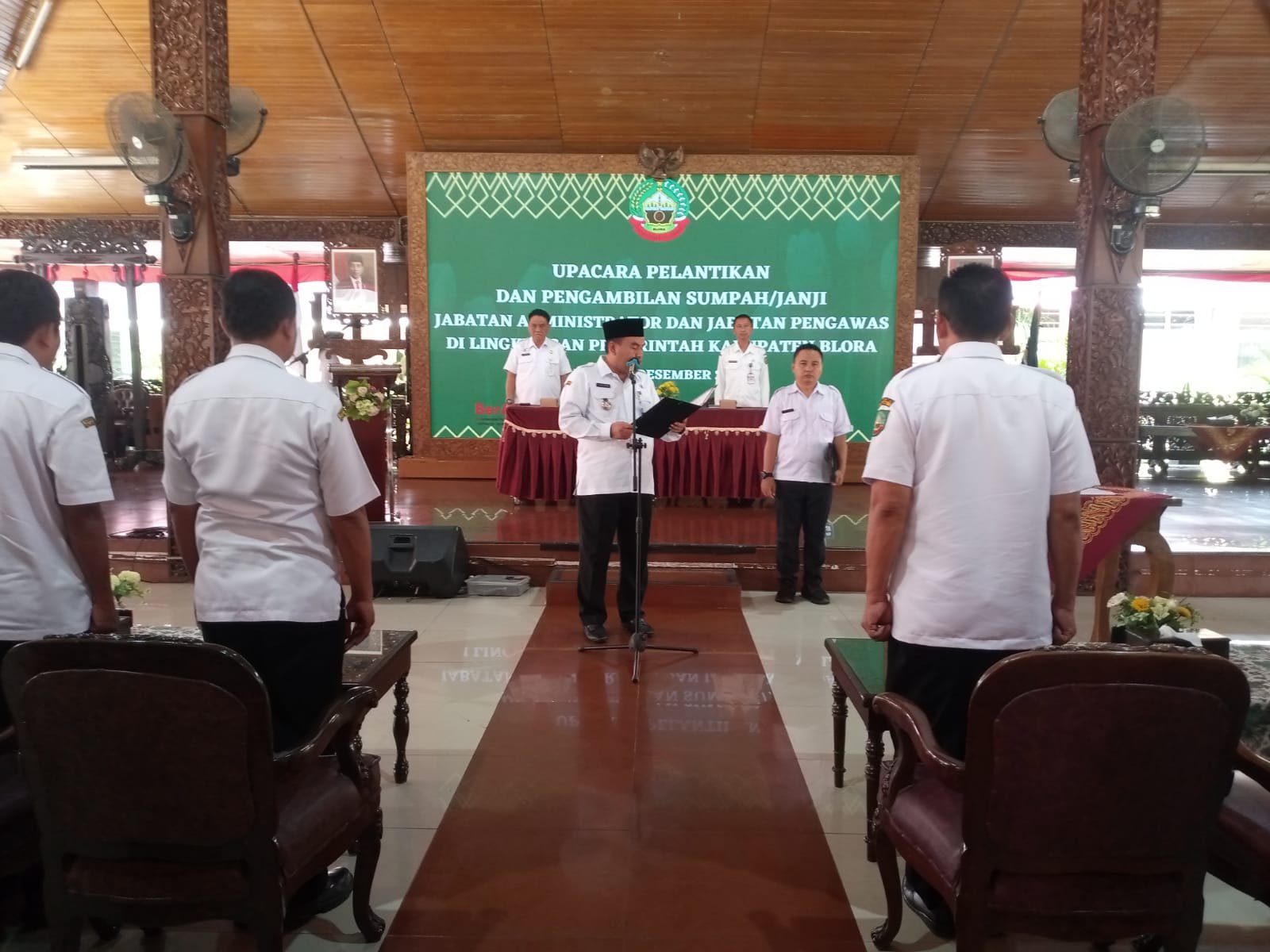 Pelantikan Eselon Kabupaten Blora