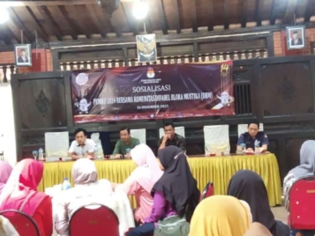 KPU Gelar Sosialisasi Pemilu Bersama DBM Blora