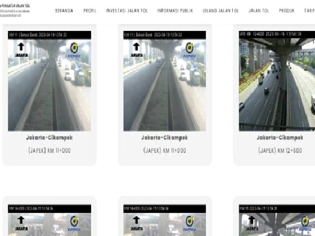 Cek Disini! Arus Lalu Lintas Tol Jakarta Cikampek Online CCTV