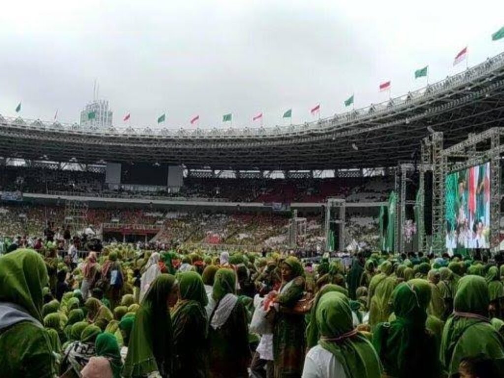 Harlah ke-78 NU, Ratusan ribu anggota Muslimat NU Padati GBK