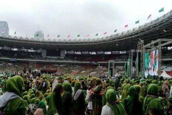 Harlah ke-78 NU, Ratusan ribu anggota Muslimat NU Padati GBK