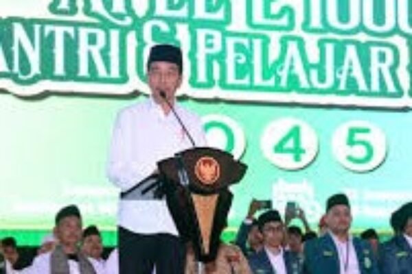 Apel Santri dan Pelajar Emas 2045, Presiden Jokowi: Gunakan Hak Pilih Sebaik Mungkin pada Pemilu 2024