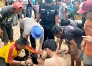 Tiga Wisatawan Yang Terseret Arus Pantai Karangpapak Berhasil Diselamatkan