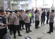 Polres Garut Lakukan Pengamanann Giat Kampanye Cawapres Nomor Urut 1 Di Kota Garut