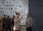 Pastikan Pemilu 2024 Aman, Kapolres Garut Turun Langsung Cek Gudang KPU