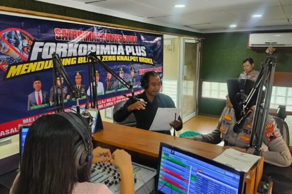 Melalui Siaran Radio, Polres Blora Sosialisasi Larangan Knalpot Brong
