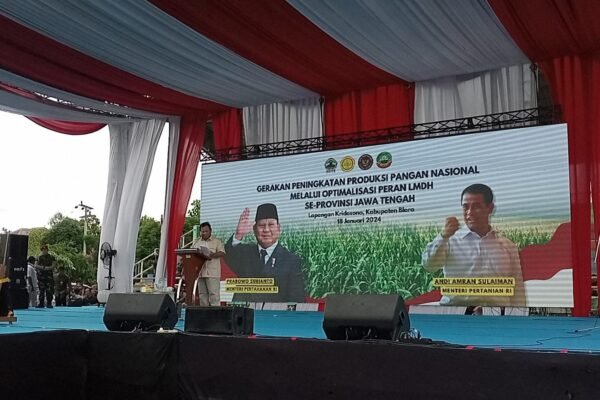 Prabowo Sampaikan Terimakasih Kepada Mentan Amran