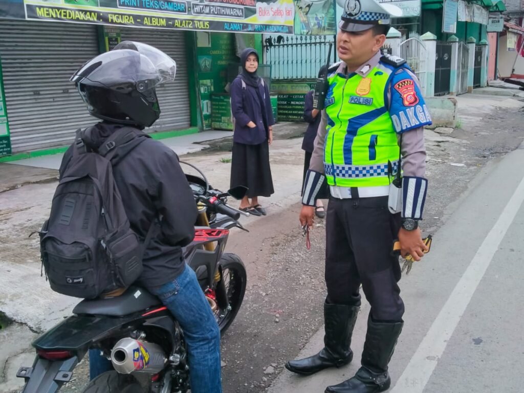 Polsek Kadungora Gelar Operasi Penertiban Knalpot Brong
