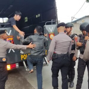 12 Orang di Tarogong Kaler Diboyong ke Mapolres Garut