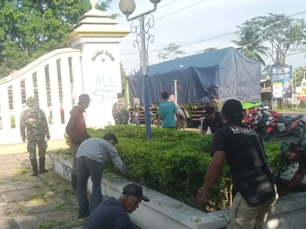 Satgas Citarum Harum Bersama Jajaran Pemdes Gelar Aksi di Tugu Perbatasan Bandung Barat-Cianjur