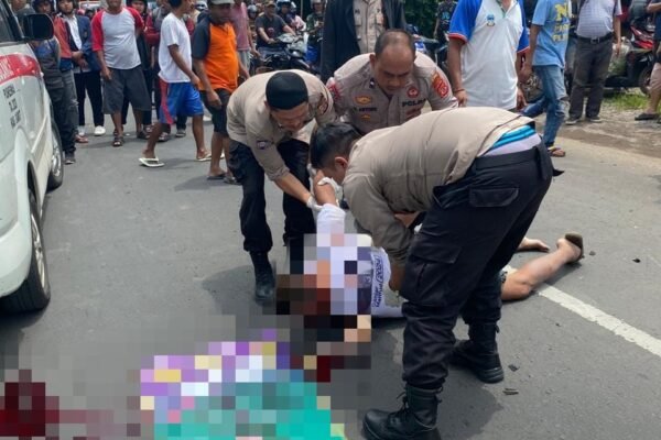 Adu Banteng Sepeda Motor di Karangpawitan, Satu Orang Meninggal Dunia
