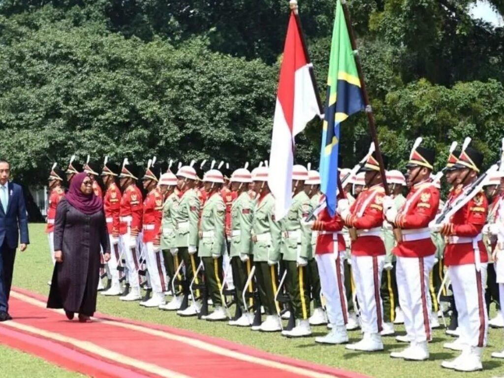 Kunjungan Perdana Kenegaraan Presiden Tanzania di Istana Bogor