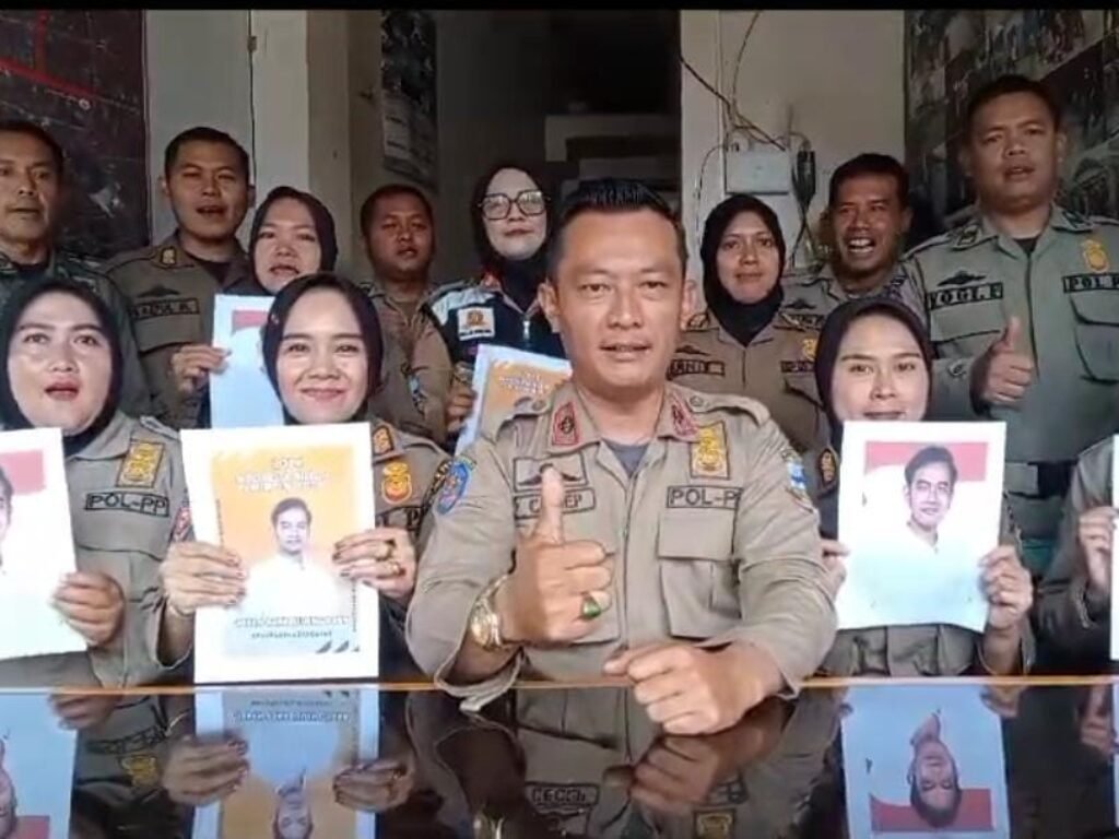 Oknum Satpol PP Dukung Gibran GMNI Garut Berang