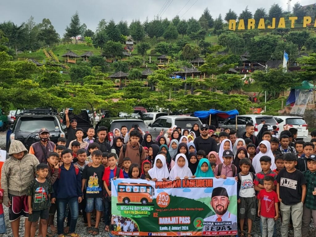 Viral, 137 Anak Yatim dan Dhuafa Dibawa Caleg PKS Garut Ke “Negeri Diatas Awan”