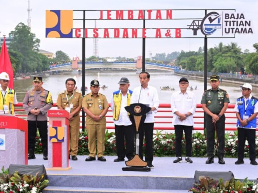 Tiga Jembatan Pengganti Jembatan Callender Hamilton di Banten Diresmikan Presiden