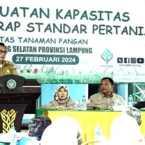 Pemkab Lamsel dan BSIP Perkuat Kapasitas Penerapan Standar Pertanian Tanaman Pangan